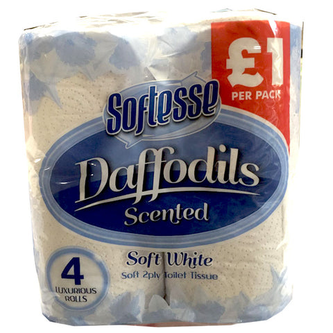 Softesse Daffodils Scented Toilet Rolls - Soft White
