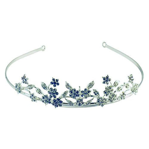 Embedded Bouquet Crystal Tiara - Belly Button Rings Direct