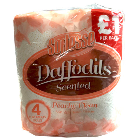 Softesse Daffodils Scented Toilet Rolls - Peachy Clean