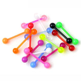UV Tongue Bar - Mixed (sets of 10) - Belly Button Rings Direct
